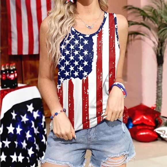🇺🇸 Americana Tank Top 🇺🇸 - Picture 1 of 6